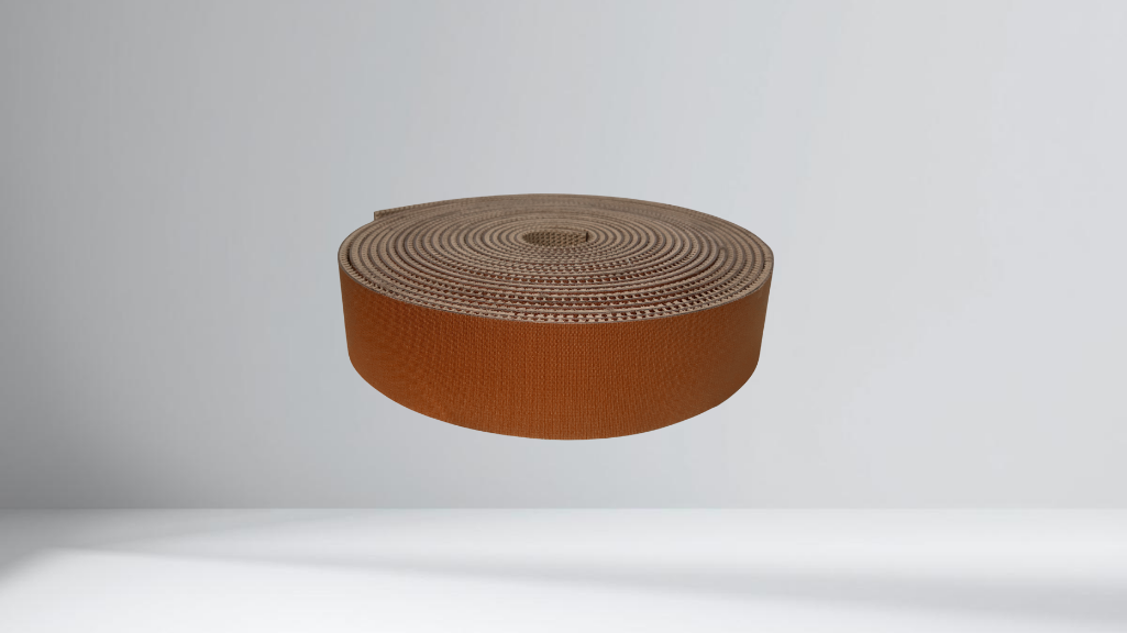 Brown Klingtop / Red Rough Top Belting